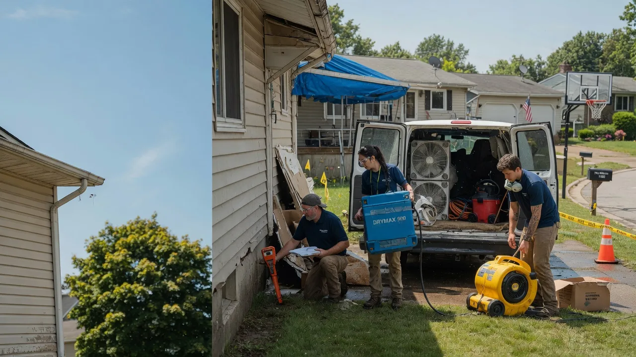 Ceiling Leak Cleanup in Hayesville, OH near me